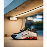 Nike Shox R4 Black Metallic Silver Shoes For Men (BSF613)