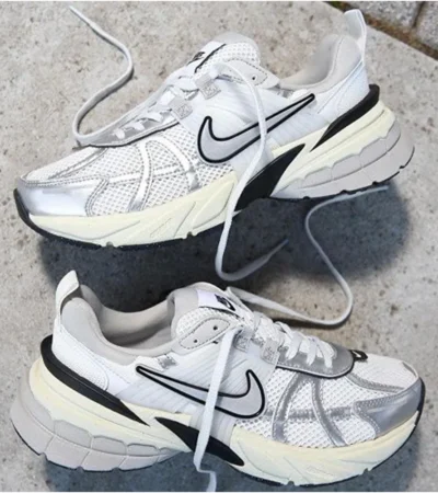 Nike V2 K Run Metallica Sliver Shoes For Men (BSF972)
