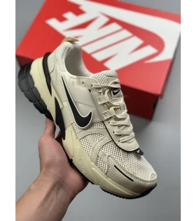 Nike V2k Run Light Beige Shoes For Men (SL124) - Image 2
