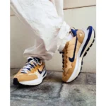 Nike Vapor Waffle X Sacai Tan Navy Shoes For Men (BOT2223)