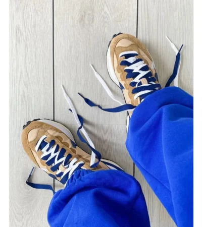 Nike Vapor Waffle X Sacai Tan Navy Shoes For Men (BOT522) - Image 2