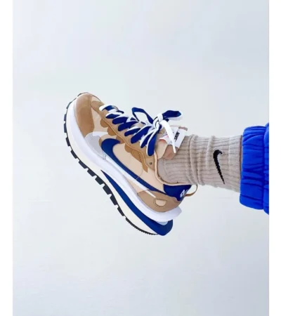 Nike Vapor Waffle X Sacai Tan Navy Shoes For Men (BOT522)