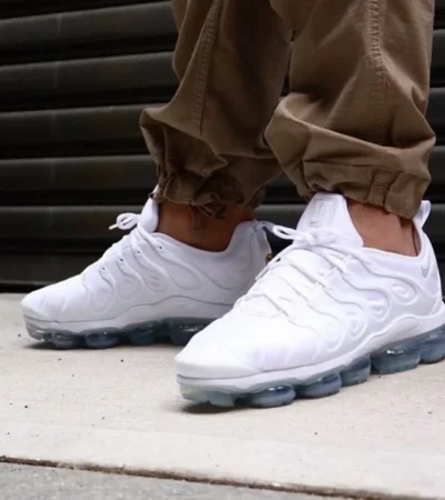 Nike Vapormax Plus White Shoes For Men (SW1260) - Image 2