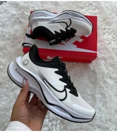 Nike Zoom X Smiley White Black Shoes For Men (HS102) - Image 2