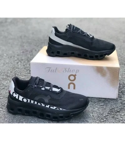On Cloud Monster Black White Shoes For Men (BSF963)