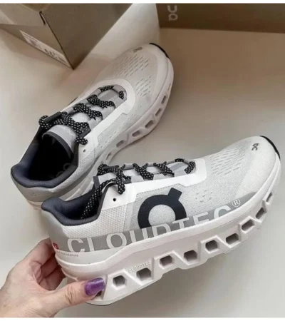 On Cloud Monster White Shoes For Men (SL510)