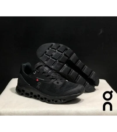 On Cloud Running Cloud stratus All Black Men Shoes (FT737)