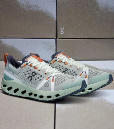 On Cloud Running Surfer Trail Aloe Shoes For Men (BOT507)