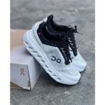 On Cloud Surfer Next White Black Shoes For Men (LAB17) - Image 3