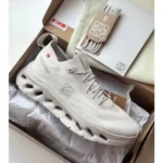 On Cloud X Loewe Triple White Shoes For Men (LAB1775) - Image 2