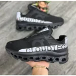 On Cloudmonster Black White Shoes For Men (SL565)