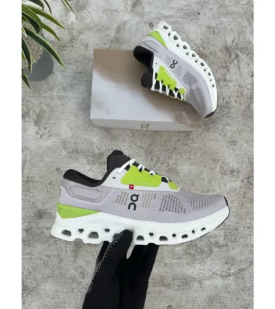 On Cloudstratus 3 Pearl Lvory Men Shoes (FT554) - Image 2