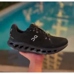 On Running Cloud Cloudsurfer Black Shoes For Men (HS26) - Image 2