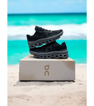 On Running Cloudmonster Black Sneaker For Men (BOT147)