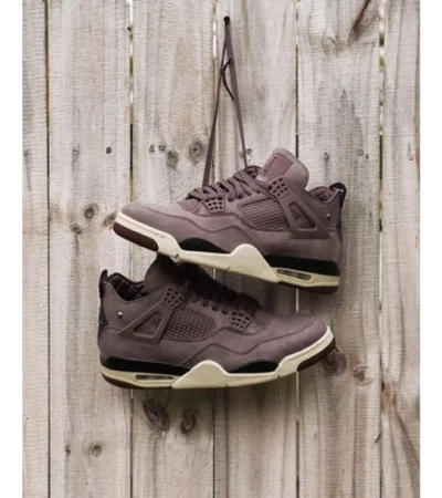 Trendy Air Jordan Retro 4 Ma Maniere Purple Shoes For Men (SHUB735)