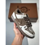 Trendy Nike SB Dunk Low Chrome Heart White Cocoa Shoes For Men (SHUB636)