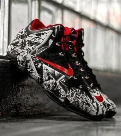 Luxurious Lebron 12 Graffiti Shoes For Men With Brand Box (SUP5657)