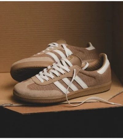 Classy Adidas Samba Cardboard Desert Brown Shoes For Men (SHH07714)
