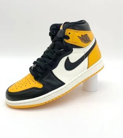 Premium Nike Air Jordan Retro 1 High Taxi Yellow Shoes For Men (HOF840)