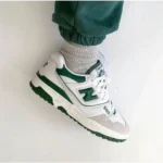 Imported New Balance 550 White Green Shoes For Men (SW6684)