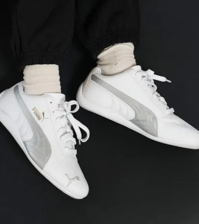 Classy Puma Speedcat Leather White Shoes For Men (SHH07715)