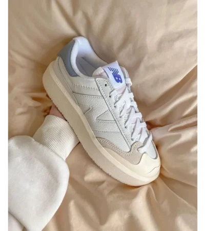 Classy New Balance Ct302 White And Hazy Blue Shoes For Men (SHH07803)