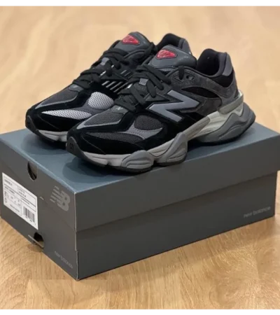 Classy New Balance 9060 Black Castlerock Shoes For Men (SHH07892)