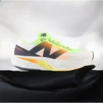 Trendy New Balance Fuelcell Rebel V4 White Neon Shoes For Men (SHUB744) - Image 2