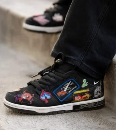 Trendy Nike Sb Dunk Low Neck Face Shoes For Men (CSO4555)