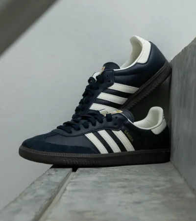 Luxurious Adidas Samba Og Night Navy Shoes For Men With Brand Box (SUP5666)