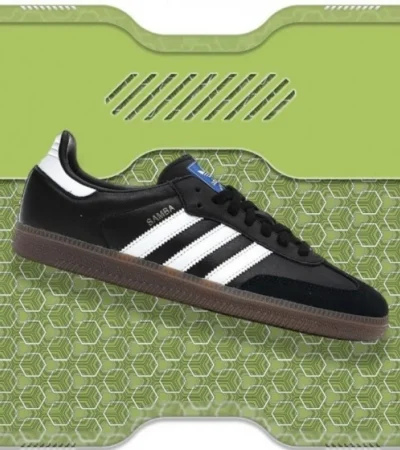 Classy Adidas Samba Black Shoes For Men (SHH07722)