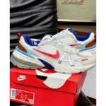 Classy Nike V2k Run Metallic Silver Shoes For Men (SHH07725)