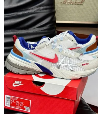 Classy Nike V2k Run Metallic Silver Shoes For Men (SHH07725)