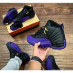 Trendy Jordan 12 Field Purple Shoes For Men (SHUB651)