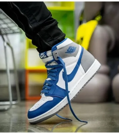 Imported Nike Air Jordan Retro 1 High True Blue Shoes For Men (SW6639)