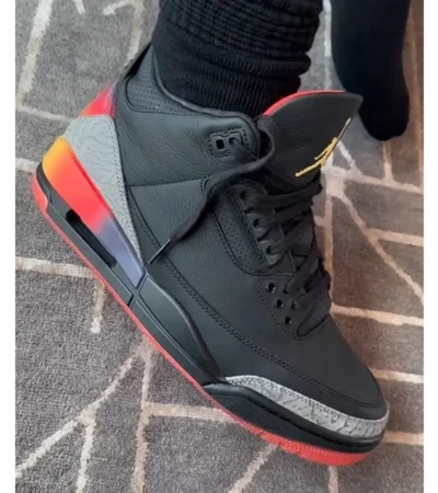 Trendy Jordan Retro 3 Rio J Balvin Shoes For Men (SHUB657)