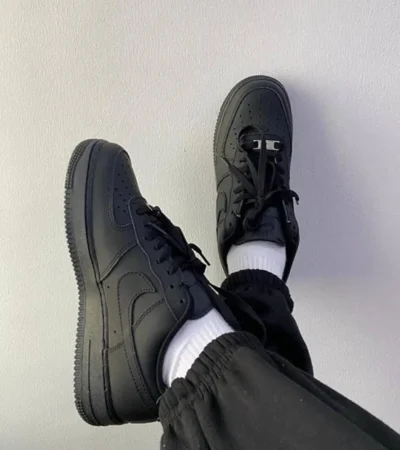 Trendy Nike Air Force 1 Black Shoes For Men (SHUB758)