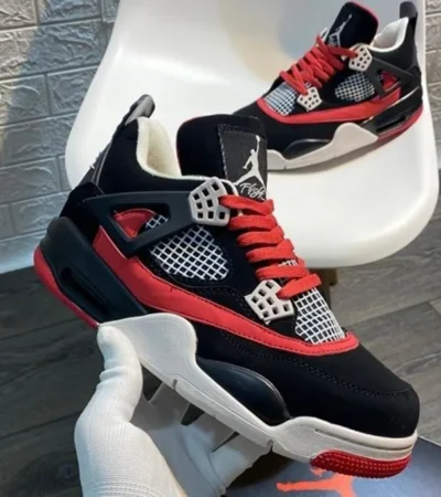 Trendy Jordan Retro 4 Travis Scott Red Cactus Shoes For Men (SHUB658)