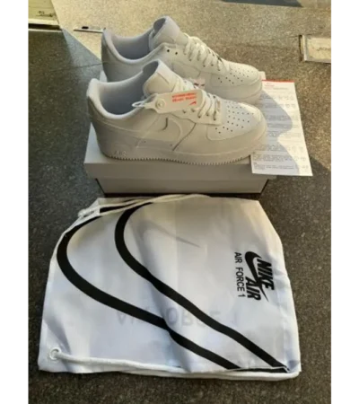 Trendy Air Force 1 White With Dust Beg Shoes For Men (SHUB760)
