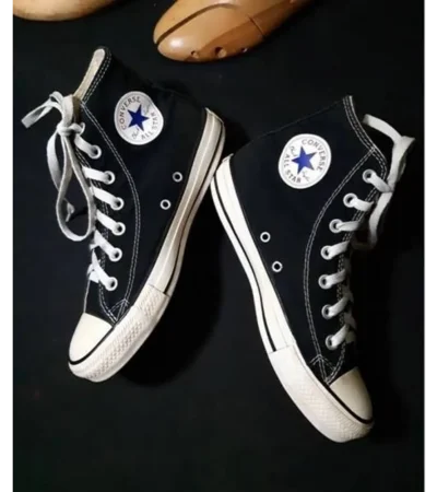 Trendy Convers All Star High Black Shoes For Women (SHUB777) - Image 2