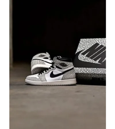 Trendy Air Jordan Retro 1 Elephant Print Shoes For Men (SHUB768)