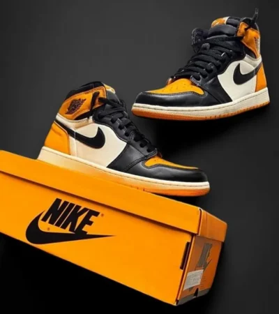 Classy Nike Air Jordan 1 Taxi Shoes For Men (SHH07742)