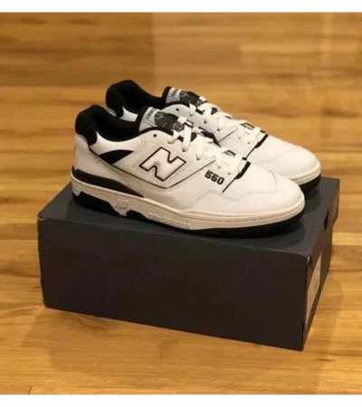 Classy New Balance 550 Oreo White Shoes For Men (SHH07745)