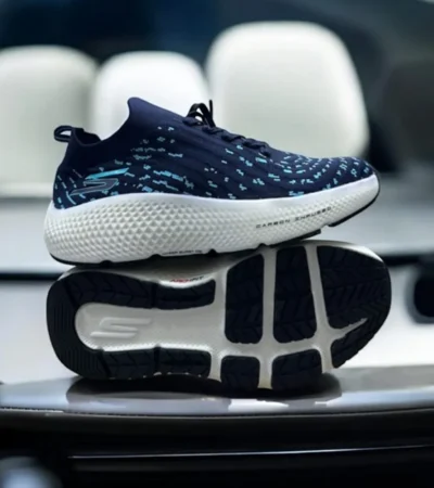 Classy Skechers Max Road Hyper Burst Blue Shoes For Men (SHH07747) - Image 2