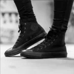 Trendy Converse All Star High All Black Shoes For Men (SHUB674)