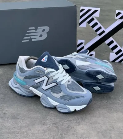 Trendy New Balance 9060 Moon Daze Blue Shoes For Men (SHUB677)