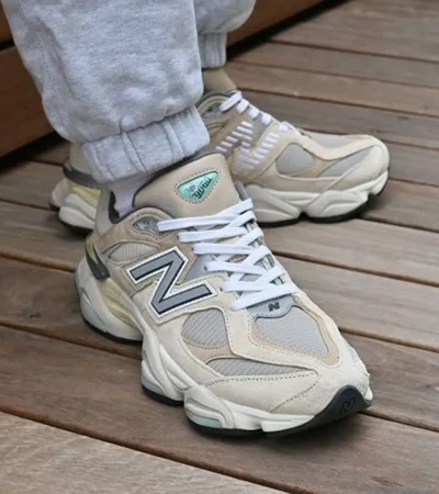 Trendy New Balance 9060 Sea Salt Shoes For Men (SHUB678)