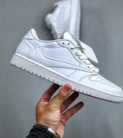 Trendy Air Jordan Retro 1 X Travis Scott White Party Shoes For Men (SHUB679)