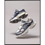 Trendy New Balance 9060 White Blue Shoes For Men (SHUB683)