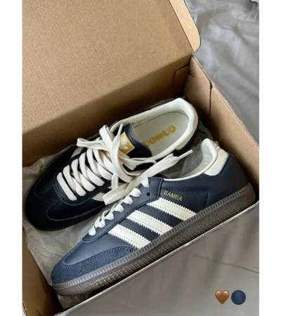 Trendy Adidas Samba Navy Shoes For Men (SHUB688)